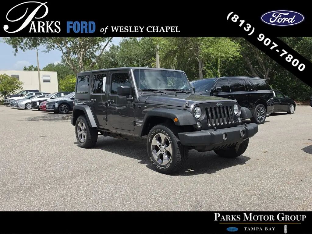 2016 Jeep Wrangler Unlimited Sport — photo 1 of 13