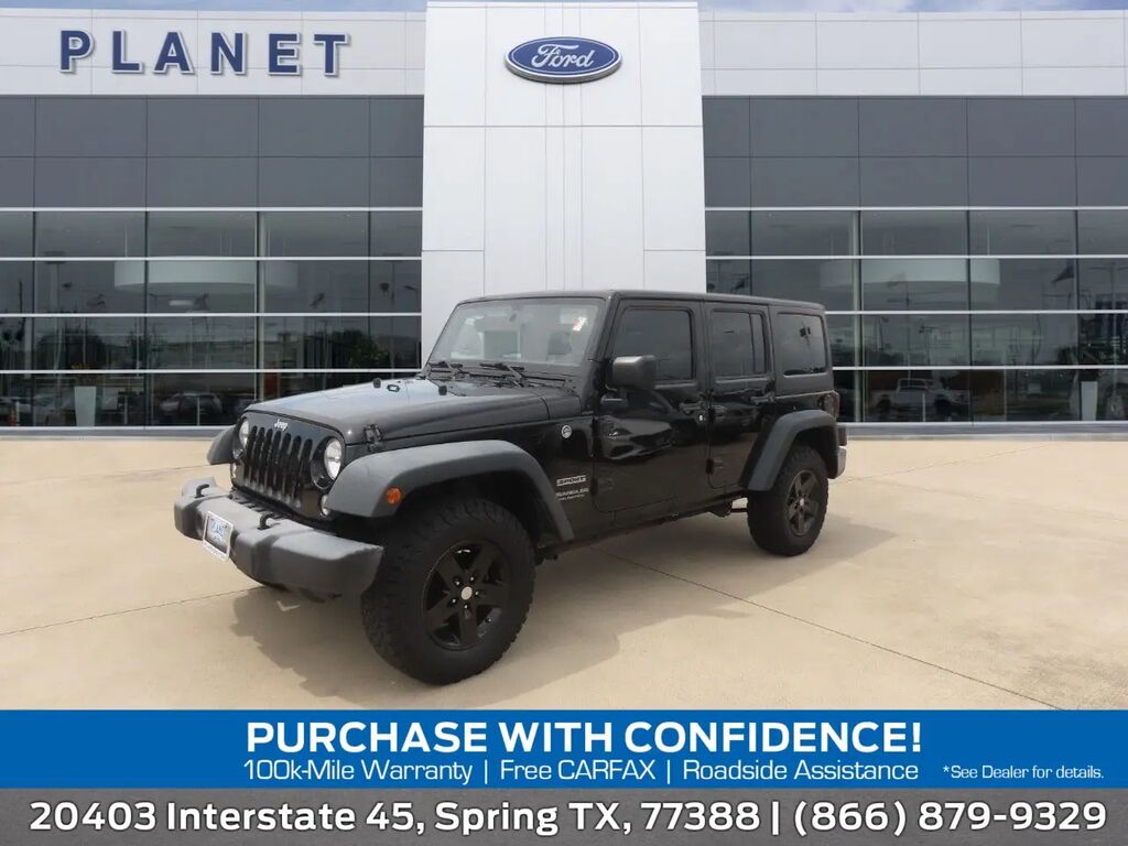 2017 Jeep Wrangler Unlimited Sport — photo 1 of 13