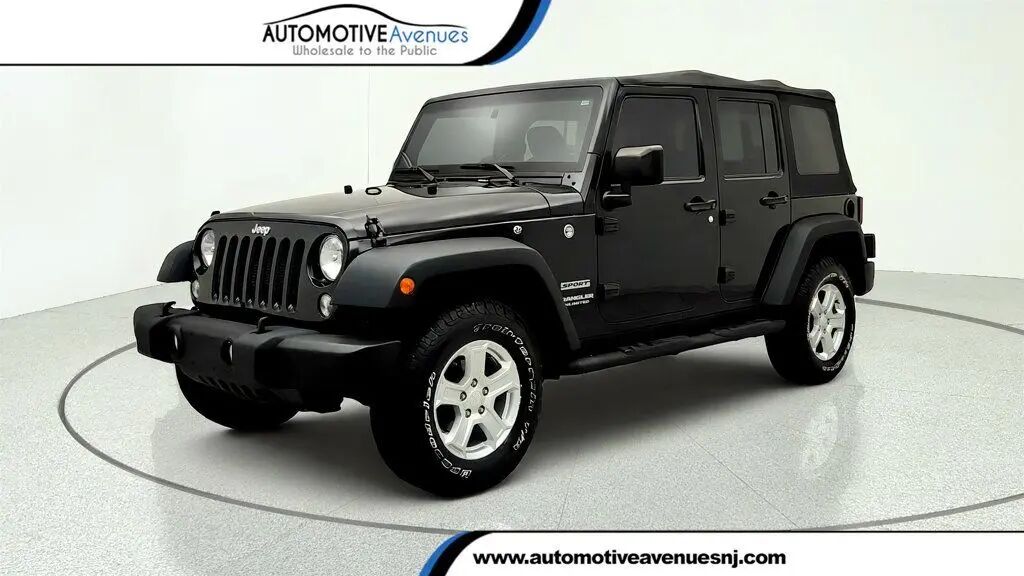 2017 Jeep Wrangler Unlimited Sport — photo 1 of 30