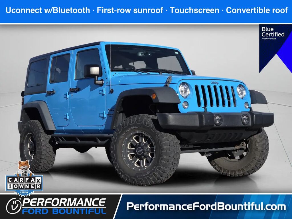 2017 Jeep Wrangler Unlimited Sport — photo 1 of 13