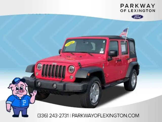 2016 Jeep Wrangler Unlimited Sport — photo 1 of 13