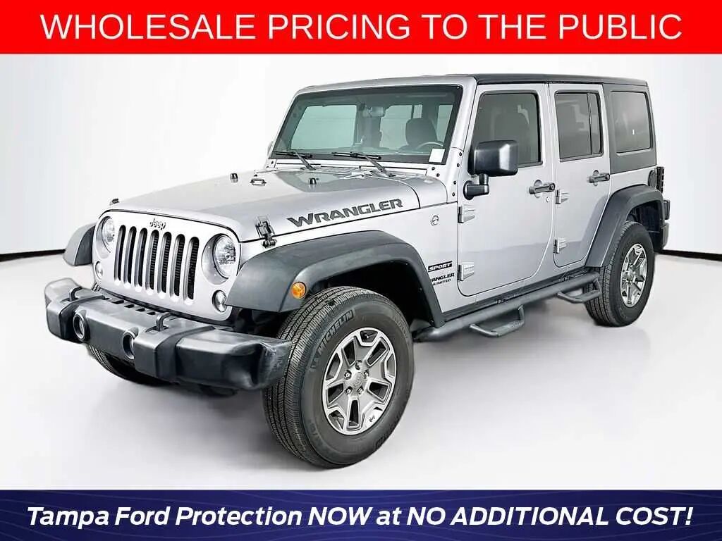 2016 Jeep Wrangler Unlimited Sport — photo 1 of 26