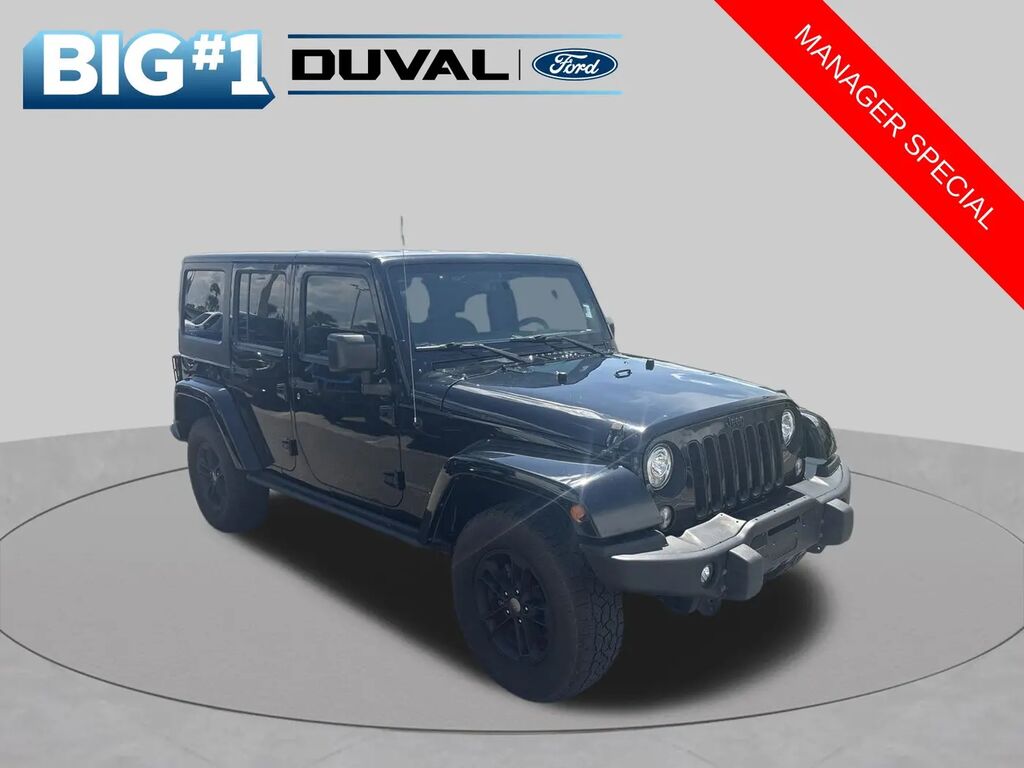 2017 Jeep Wrangler Unlimited Sahara — photo 1 of 13