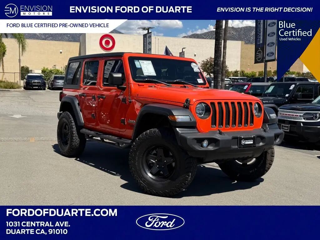 2020 Jeep Wrangler Unlimited Sport — photo 1 of 11