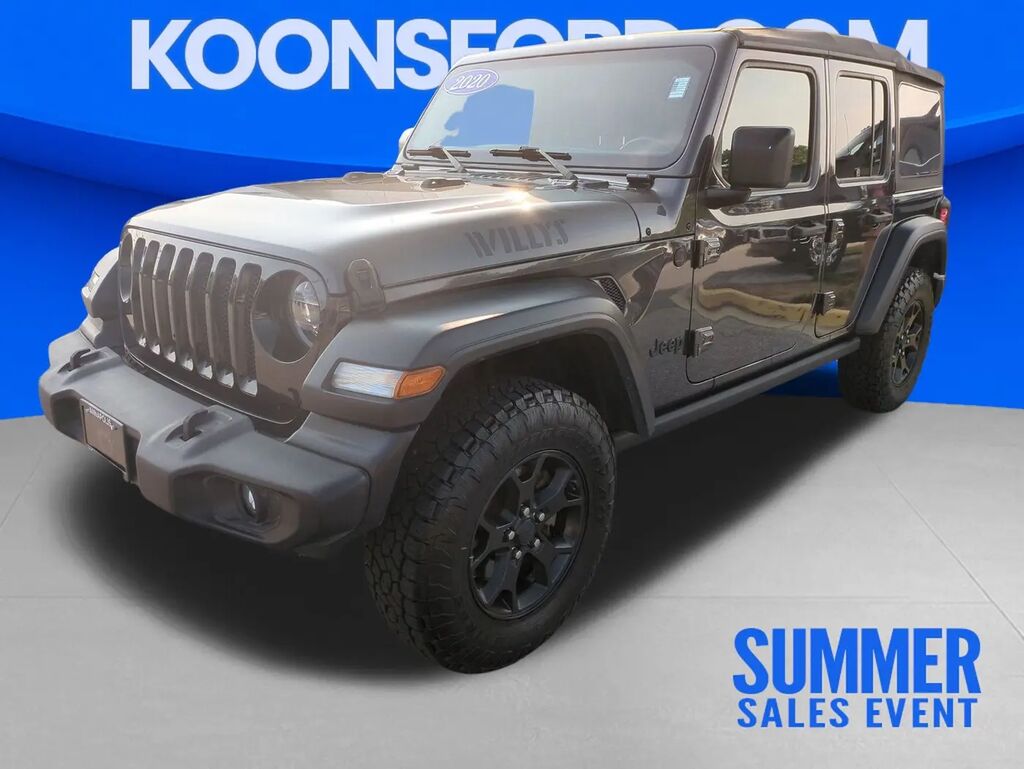 2020 Jeep Wrangler Unlimited Sport — photo 1 of 13