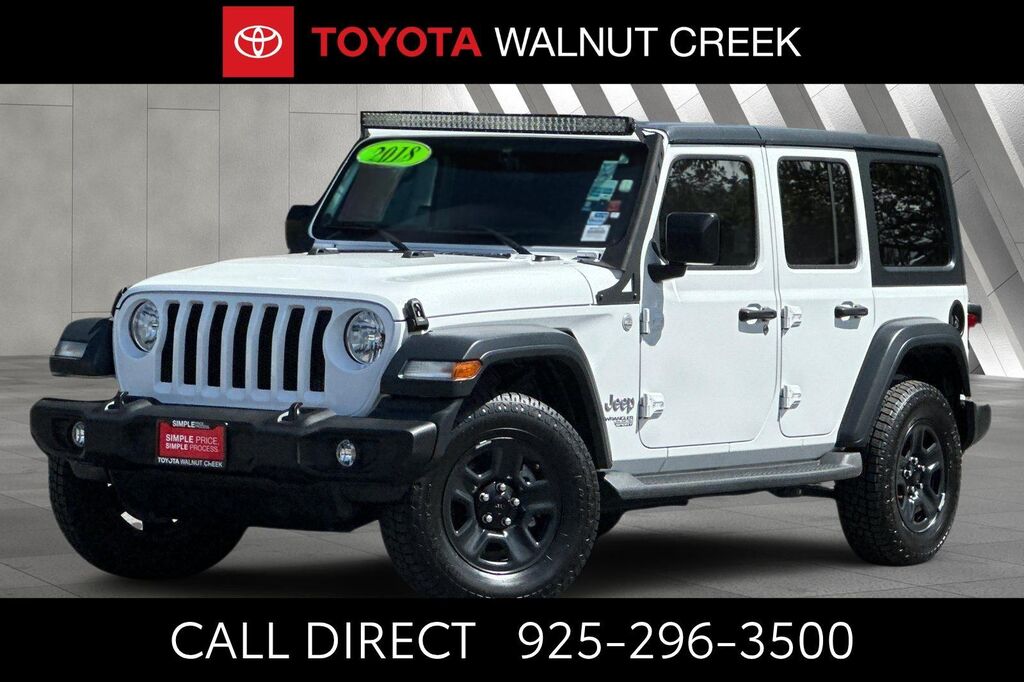 2018 Jeep Wrangler Unlimited Sport — photo 1 of 13