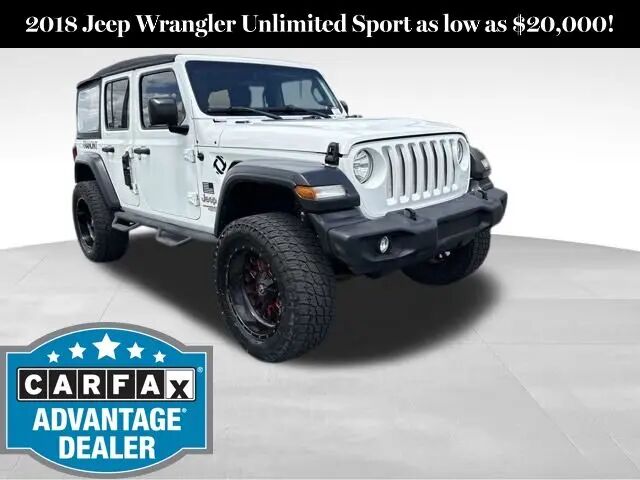 2018 Jeep Wrangler Unlimited Sport — photo 1 of 28