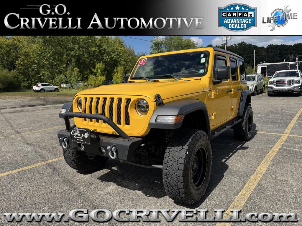 2018 Jeep Wrangler Unlimited Sport 4x4 — photo 1 of 13