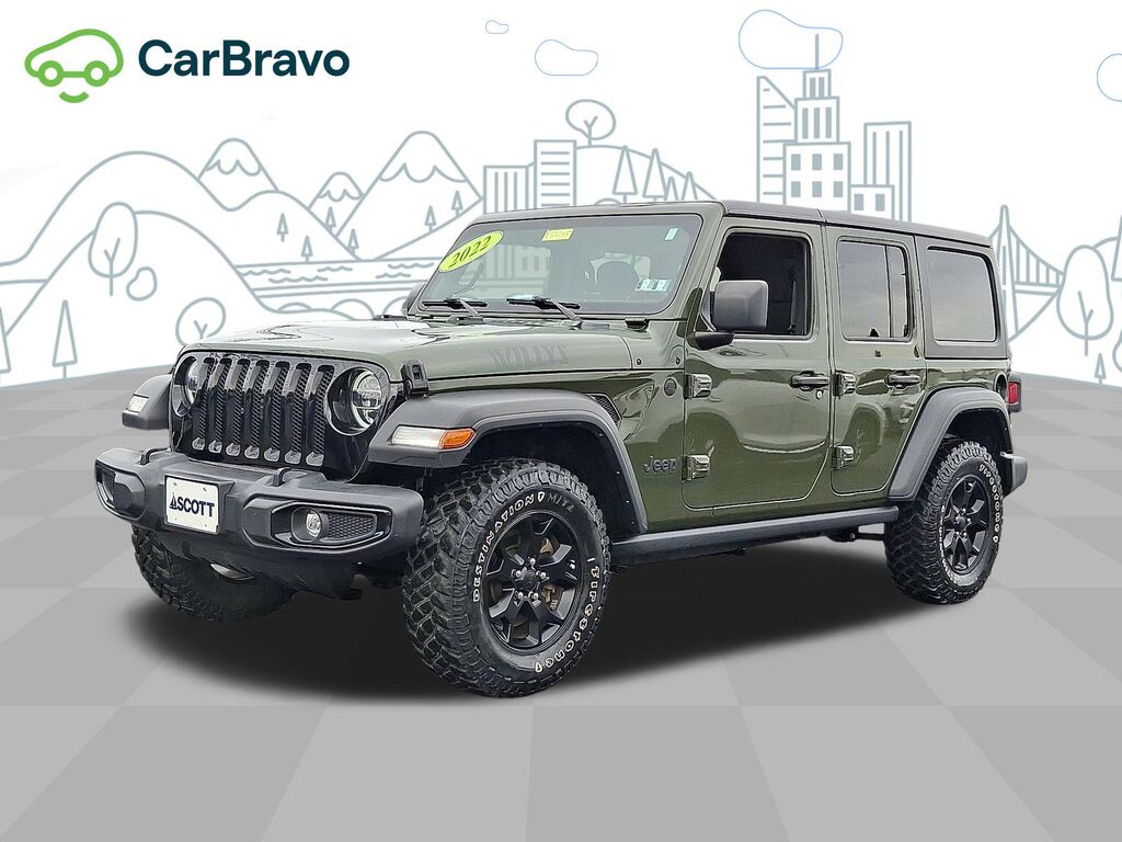2022 Jeep Wrangler Unlimited Willys — photo 1 of 7