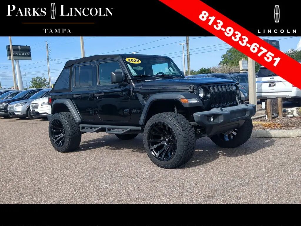 2020 Jeep Wrangler Unlimited Sport — photo 1 of 17