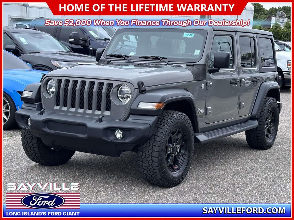 2020 Jeep Wrangler Unlimited Sport — photo 1 of 27