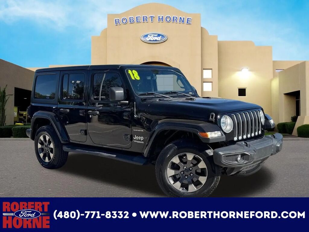 2018 Jeep Wrangler Unlimited Sahara — photo 1 of 13