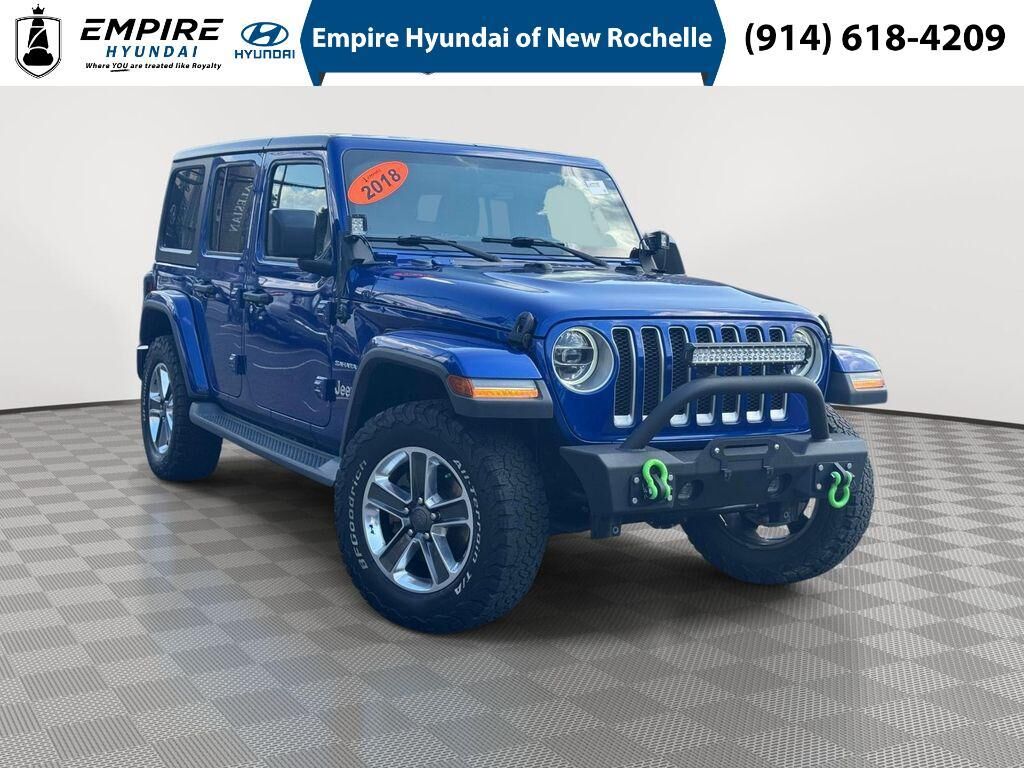2018 Jeep Wrangler Unlimited Sahara — photo 1 of 13