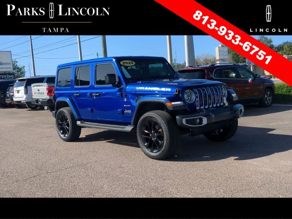 2020 Jeep Wrangler Unlimited Sahara — photo 1 of 13