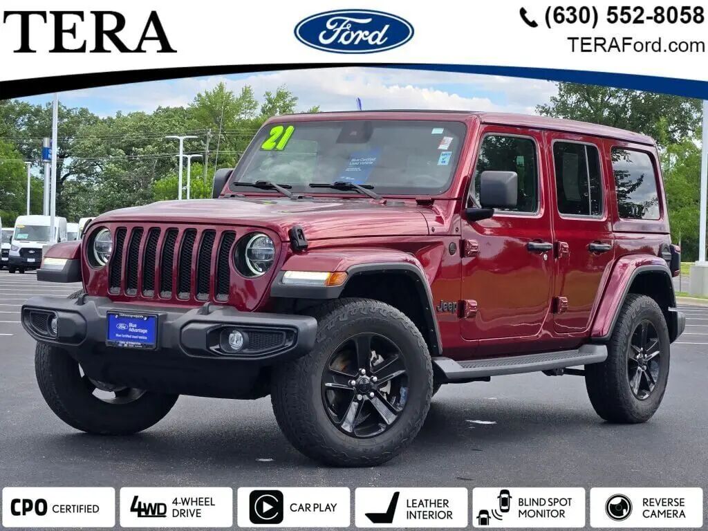 2021 Jeep Wrangler Unlimited Sahara — photo 1 of 15
