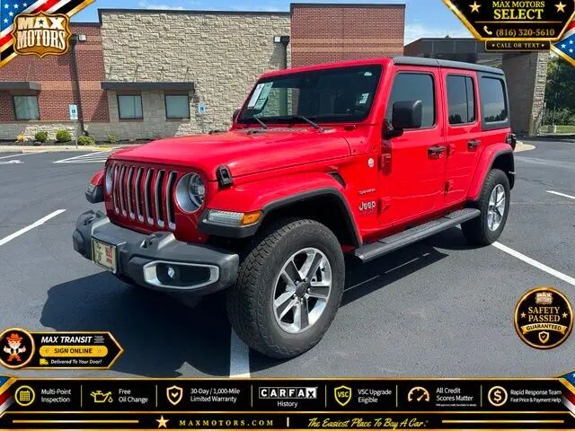 2020 Jeep Wrangler Unlimited Sahara — photo 1 of 13