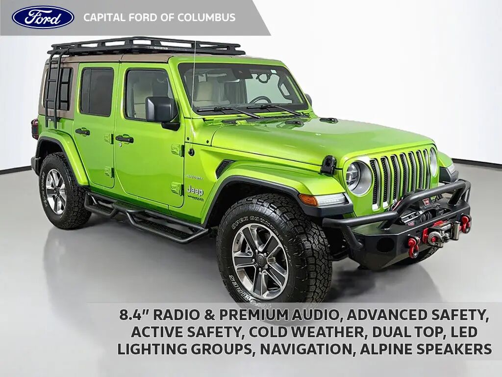 2019 Jeep Wrangler Unlimited Sahara — photo 1 of 13