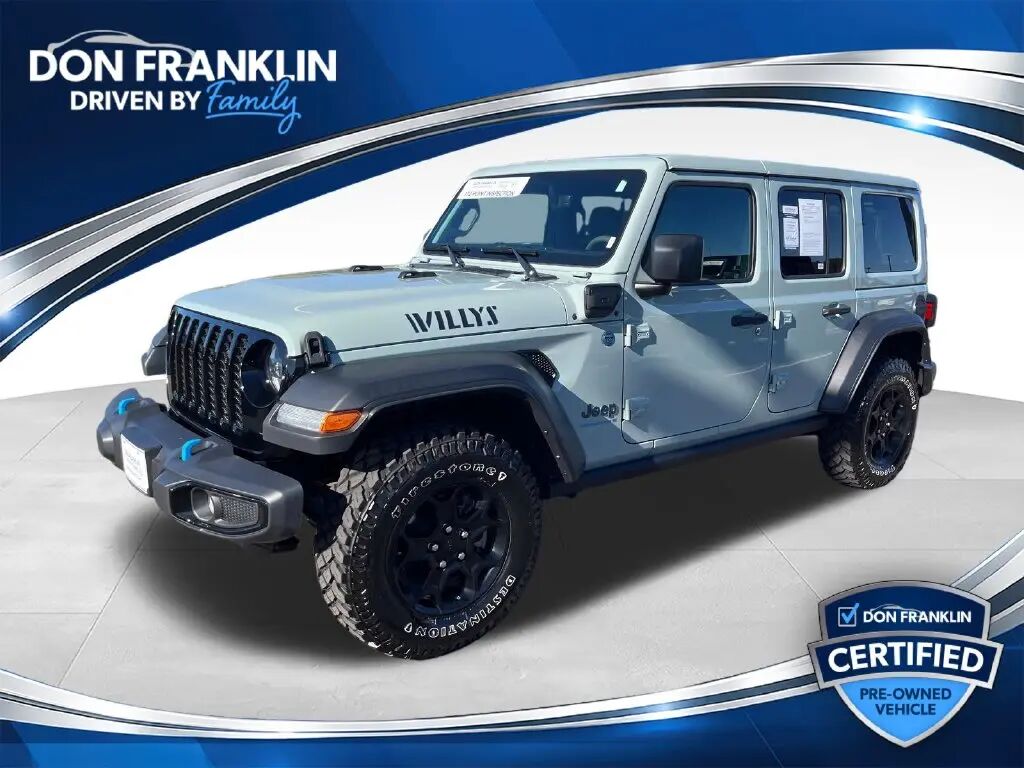 2023 Jeep Wrangler Willys 4xe — photo 1 of 13