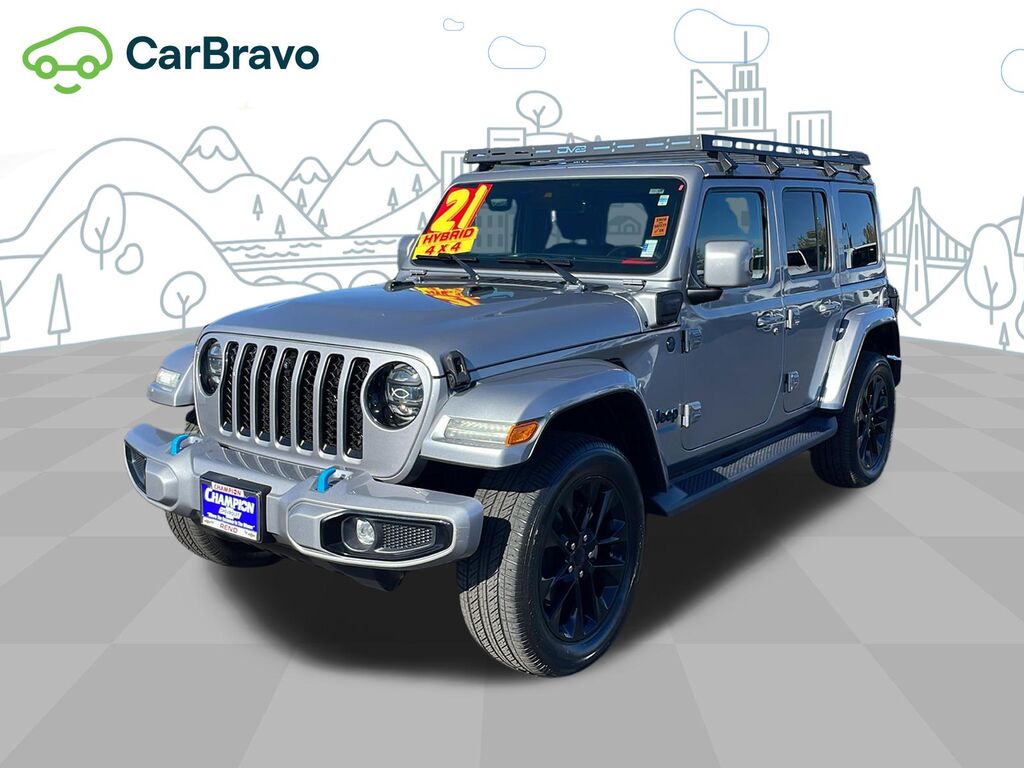 2021 Jeep Wrangler 4xe Unlimited High Altitude 4x4 — photo 1 of 7