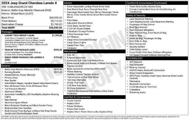 2024 Jeep Grand Cherokee Laredo — photo 1 of 12
