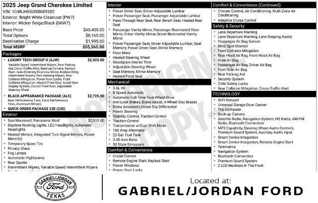 2025 Jeep Grand Cherokee Limited — photo 1 of 21