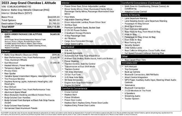 2023 Jeep Grand Cherokee L Laredo