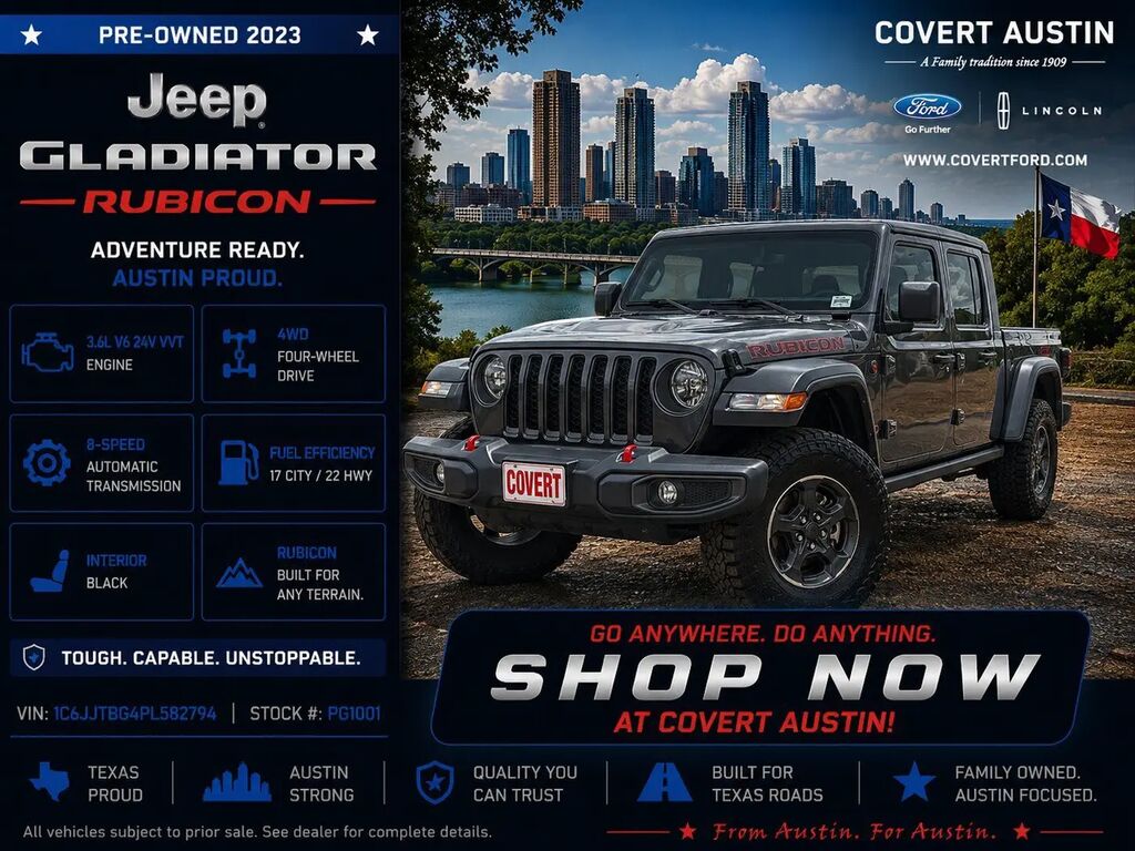2023 Jeep Gladiator Rubicon — photo 1 of 39