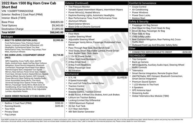 2022 Ram 1500 Big Horn/Lone Star