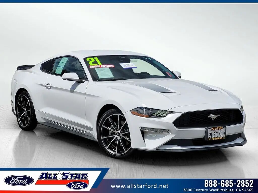 2021 Ford Mustang EcoBoost — photo 1 of 18