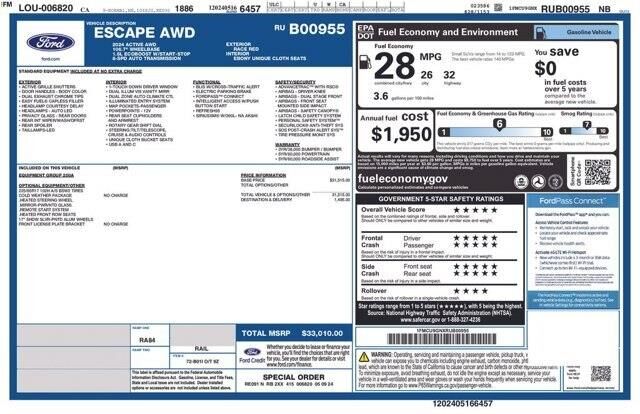 2024 Ford Escape Active — photo 1 of 3