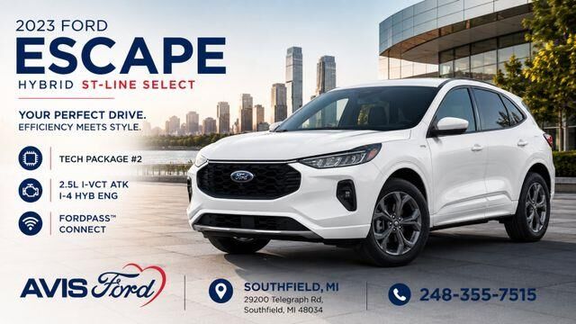 2023 Ford Escape Hybrid ST-Line Select — photo 1 of 13