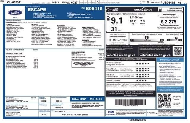 2023 Ford Escape ST-Line Elite