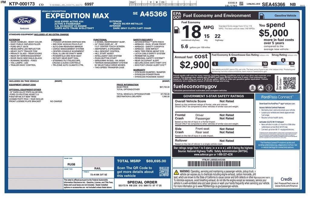 2025 Ford Expedition MAX Active — photo 1 of 1
