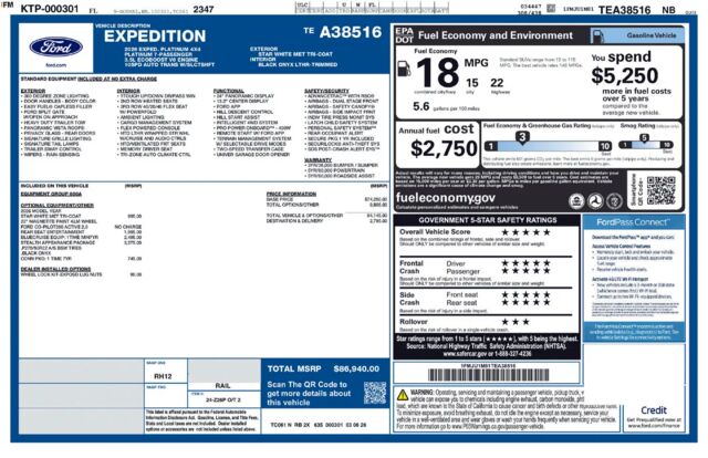 2026 Ford Expedition Platinum