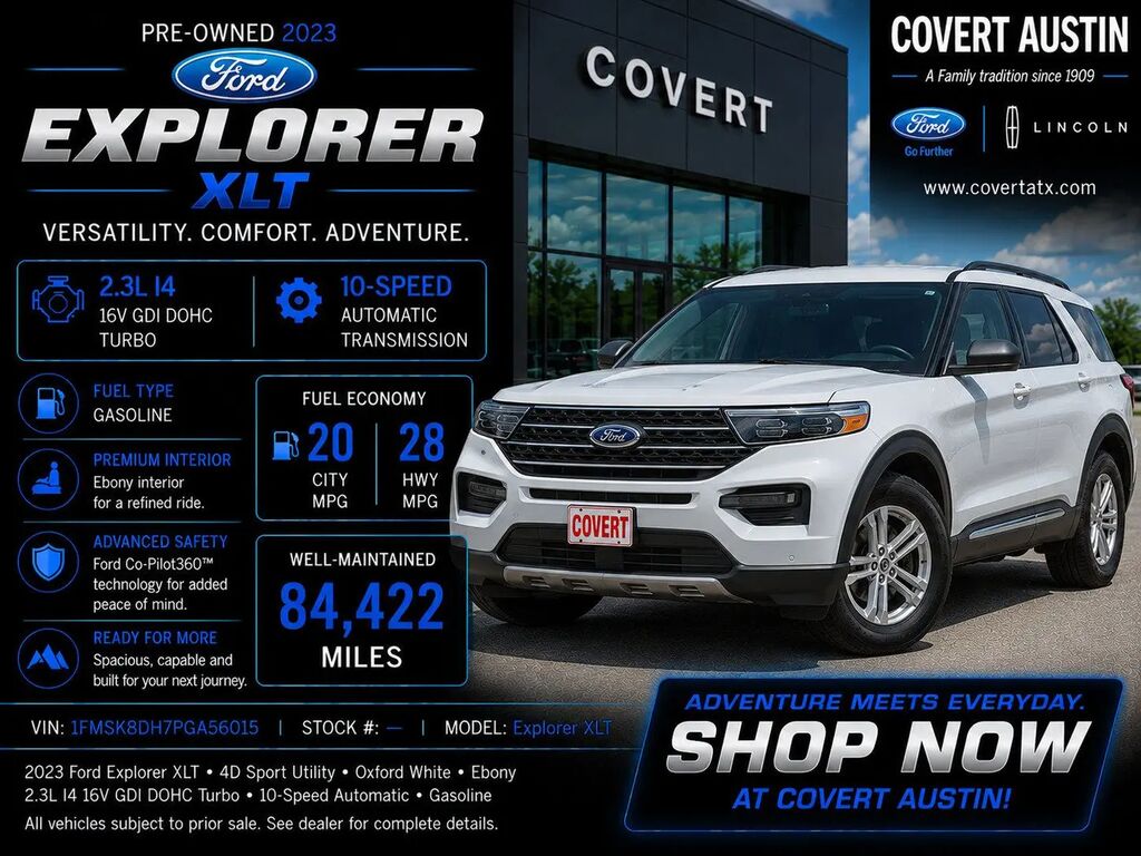 2023 Ford Explorer XLT — photo 1 of 26