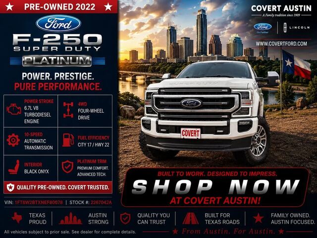 2022 Ford F-250 Super Duty Platinum