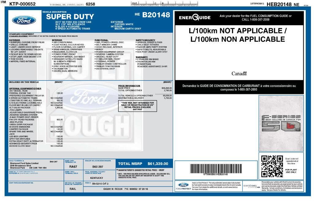 2017 Ford F-350 Super Duty XLT — photo 1 of 1