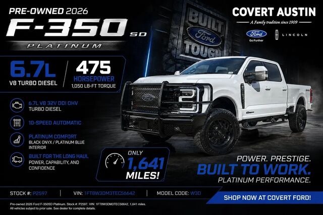 2026 Ford F-350 Super Duty Platinum