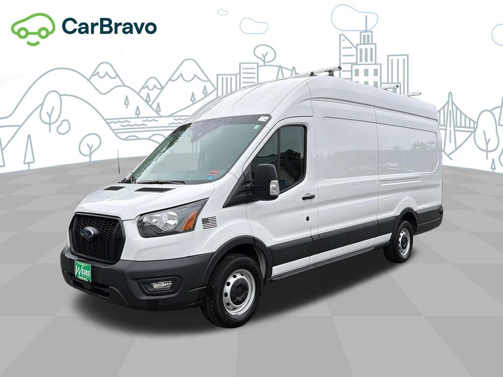 2024 Ford Transit Cargo Van T-350 148" EL Hi Rf 9500 GVWR — photo 1 of 7