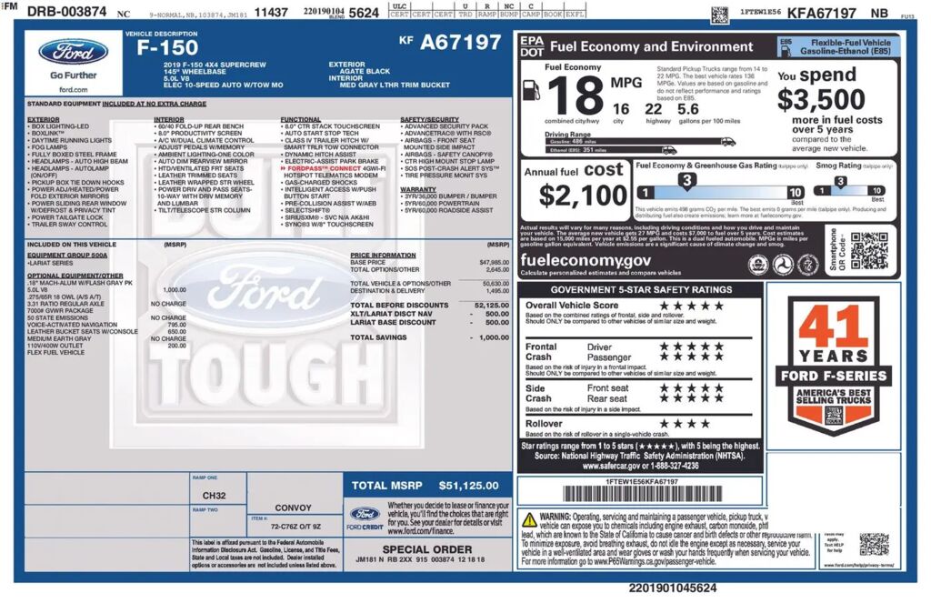 2019 Ford F-150 Lariat — photo 1 of 40