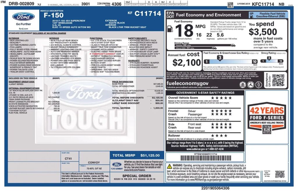 2019 Ford F-150 Lariat — photo 1 of 1