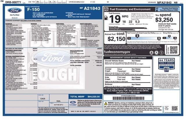 2021 Ford F-150 Lariat — photo 1 of 1