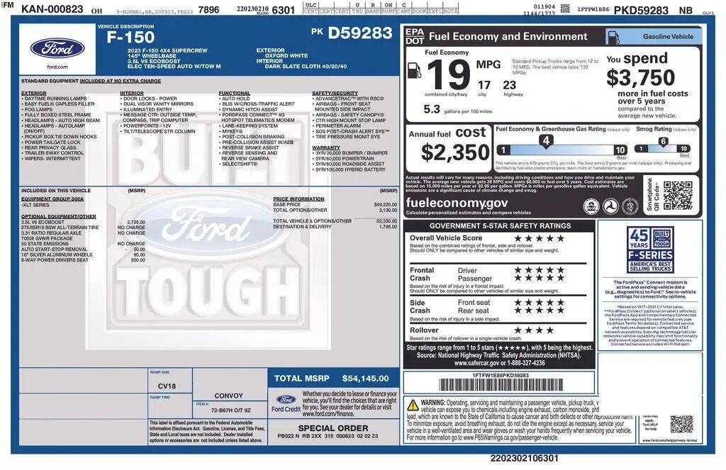 2023 Ford F-150 Platinum — photo 1 of 15