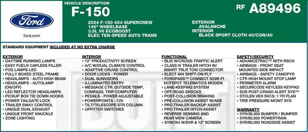 2024 Ford F-150 Tremor — photo 1 of 27