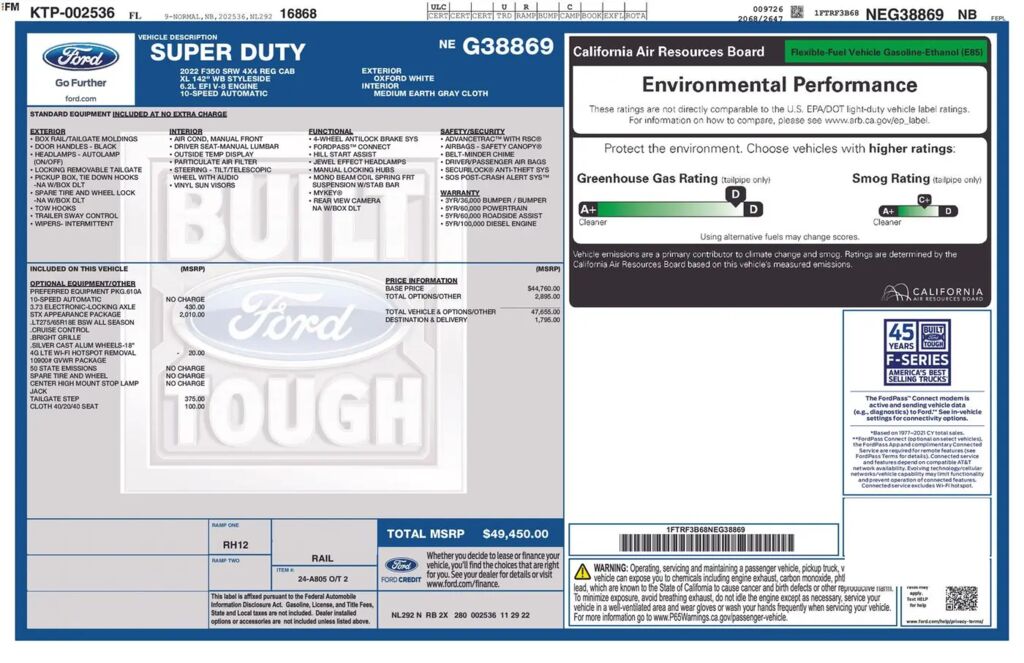 2022 Ford F-350 Super Duty XL — photo 1 of 1