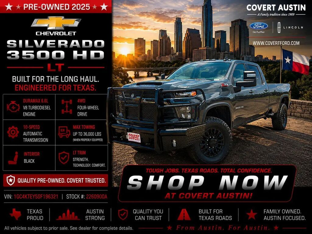 2025 Chevrolet Silverado 3500HD LT — photo 1 of 39
