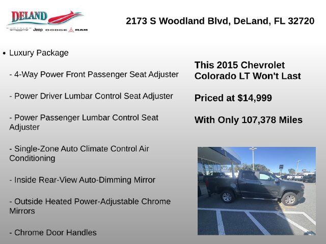 2015 Chevrolet Colorado LT