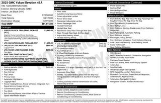 2025 GMC Yukon Elevation