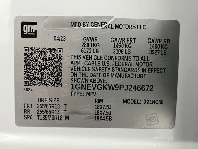 2023 Chevrolet Traverse LT Cloth