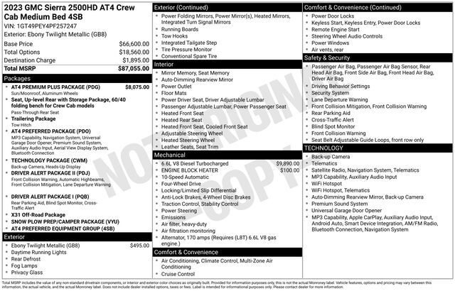2023 GMC Sierra 2500HD AT4 — photo 1 of 12